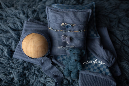SMOKEY BLUE Fabric