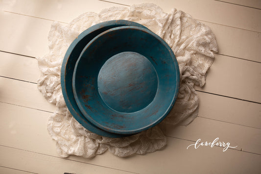Vintage Bowls - Storm Blue