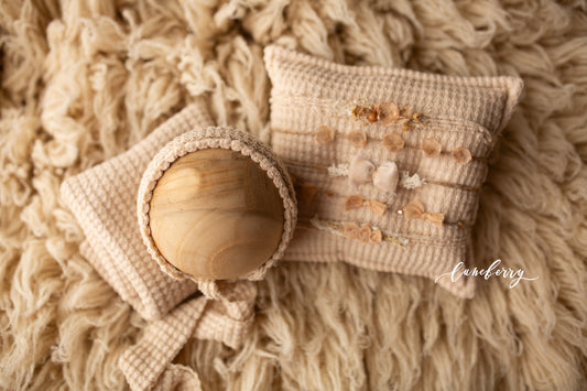 TAN WAFFLE Fabric