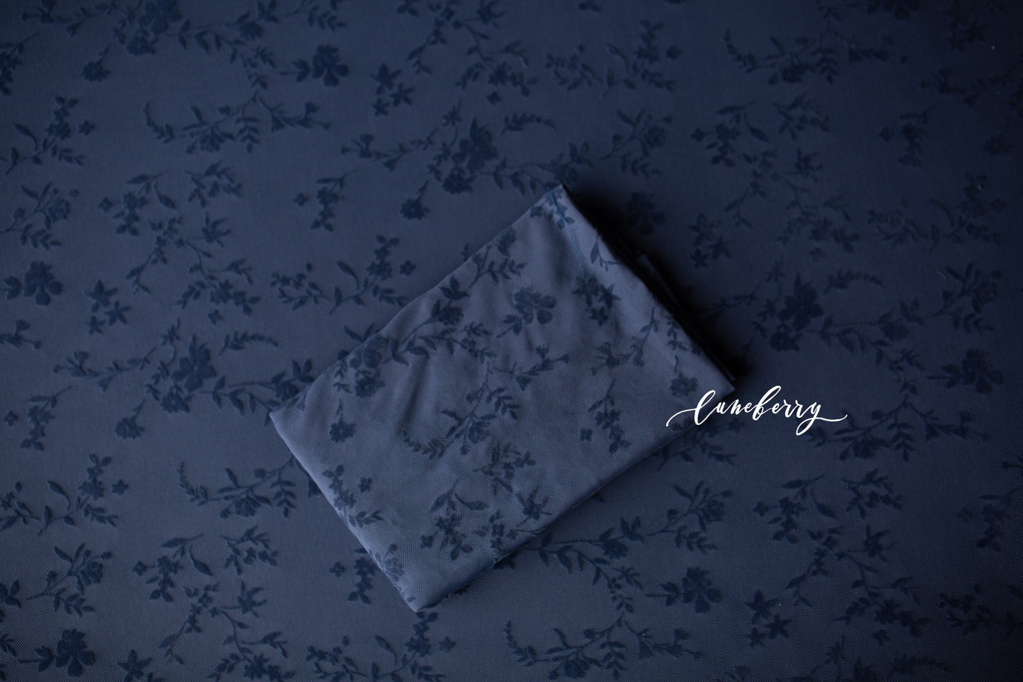 WINTER BLUE FLORAL Fabric