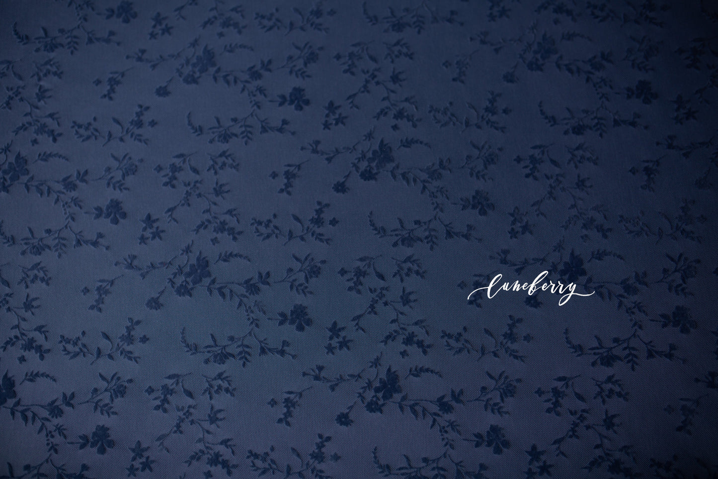 WINTER BLUE FLORAL Fabric