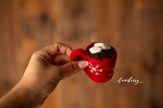 Hot Cocoa with Marshmallow Little Feltie