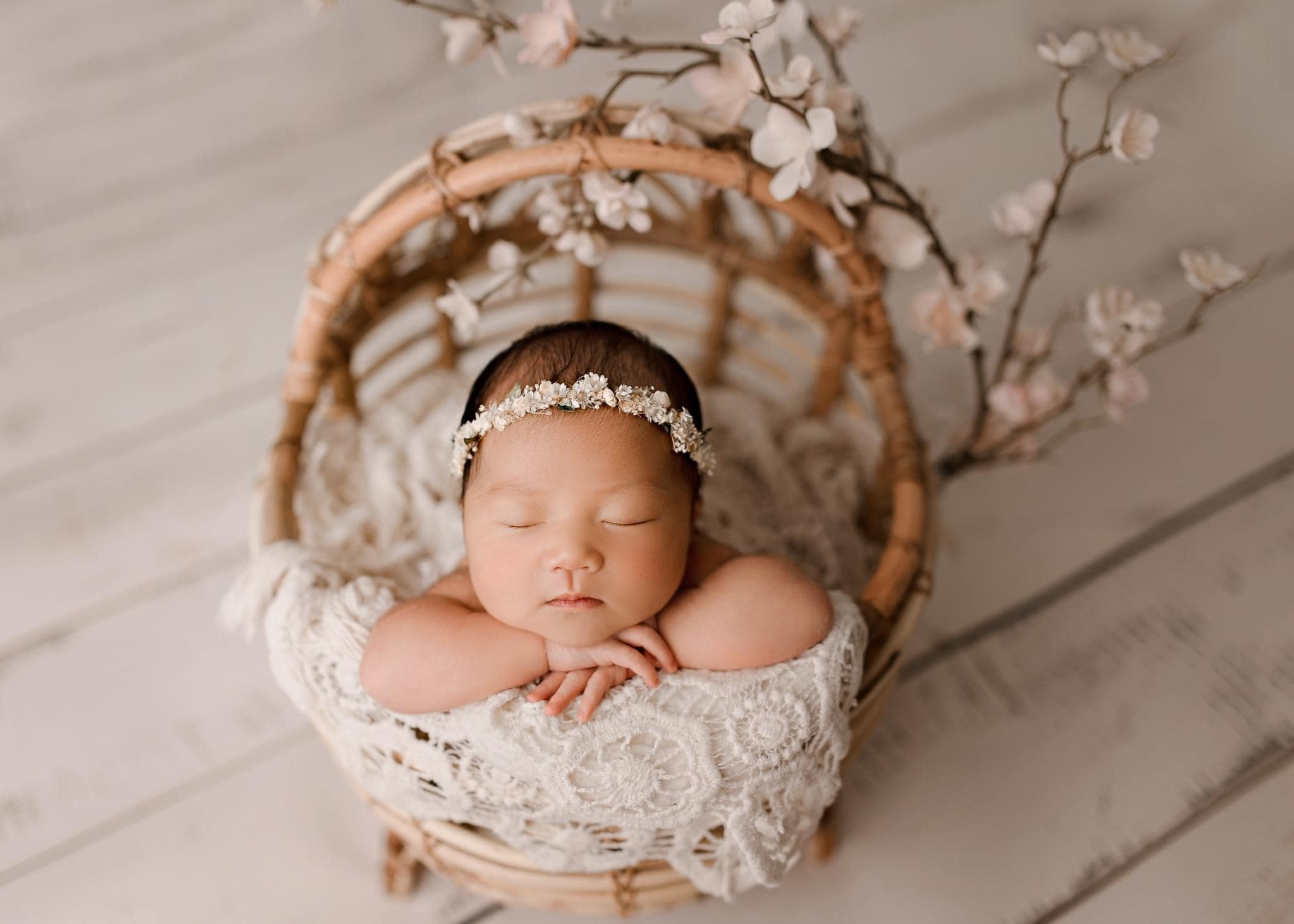 luneberry 樽ニューボーンフォト