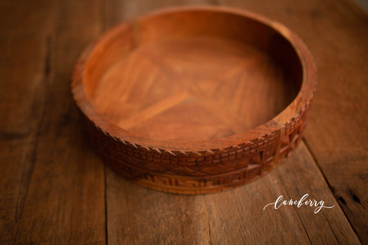 CLEARANCE - Carved Bowl Natural