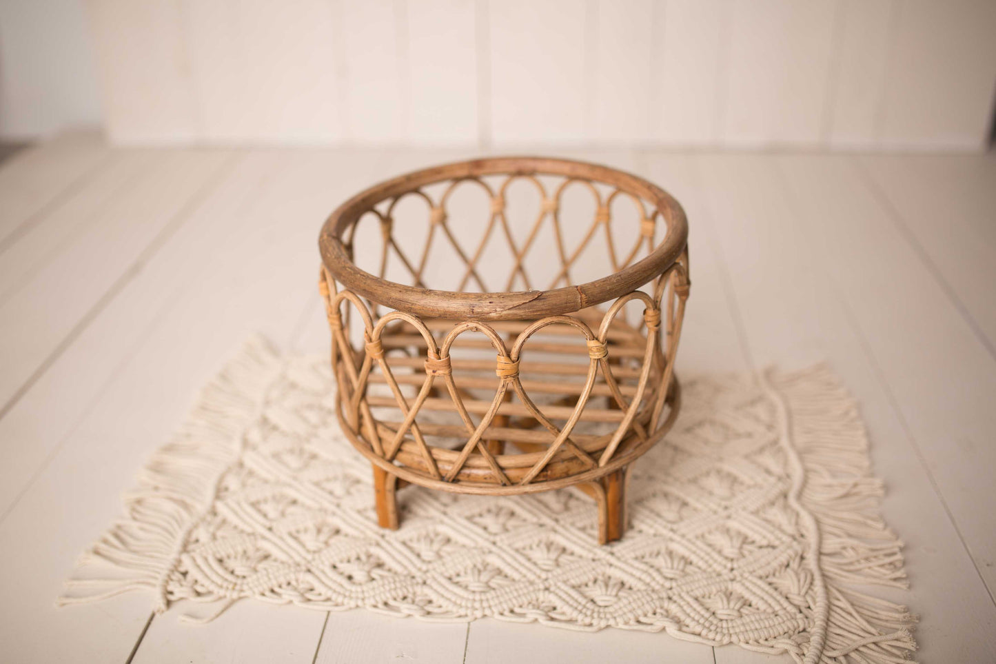The Johna -Bamboo Round Basket