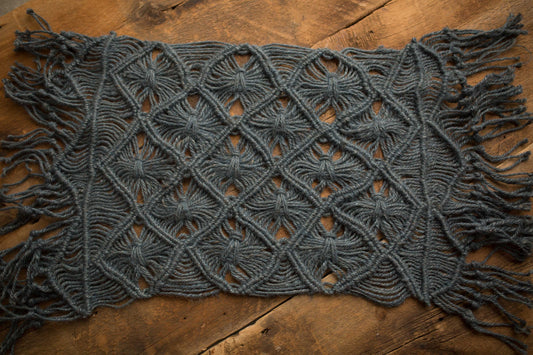 Macrame Ocean Blue Twine Layer