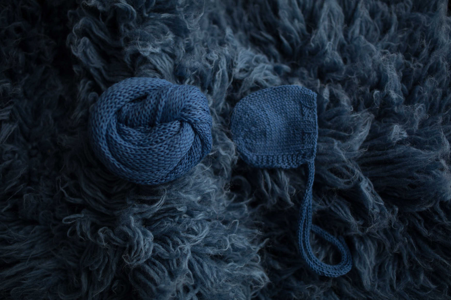 Blue Jeans Knit Set  (Matches Blue Jeans flokati)