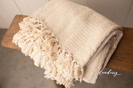 Venezia  -Woven Cotton Throw