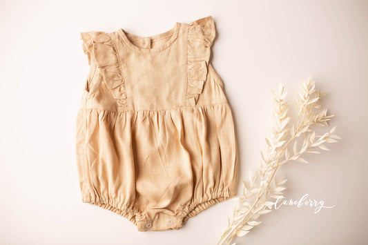 Aly | Linen Romper