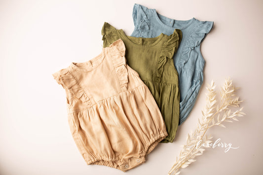 Aly | Linen Romper