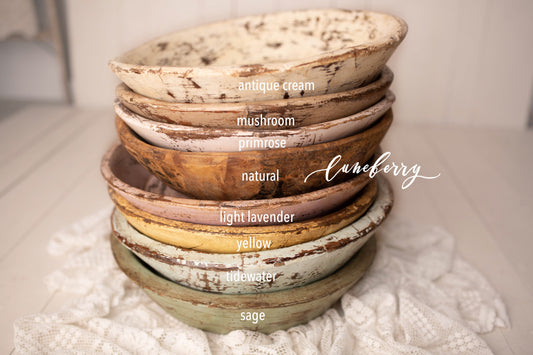 Vintage Bowls - Blue