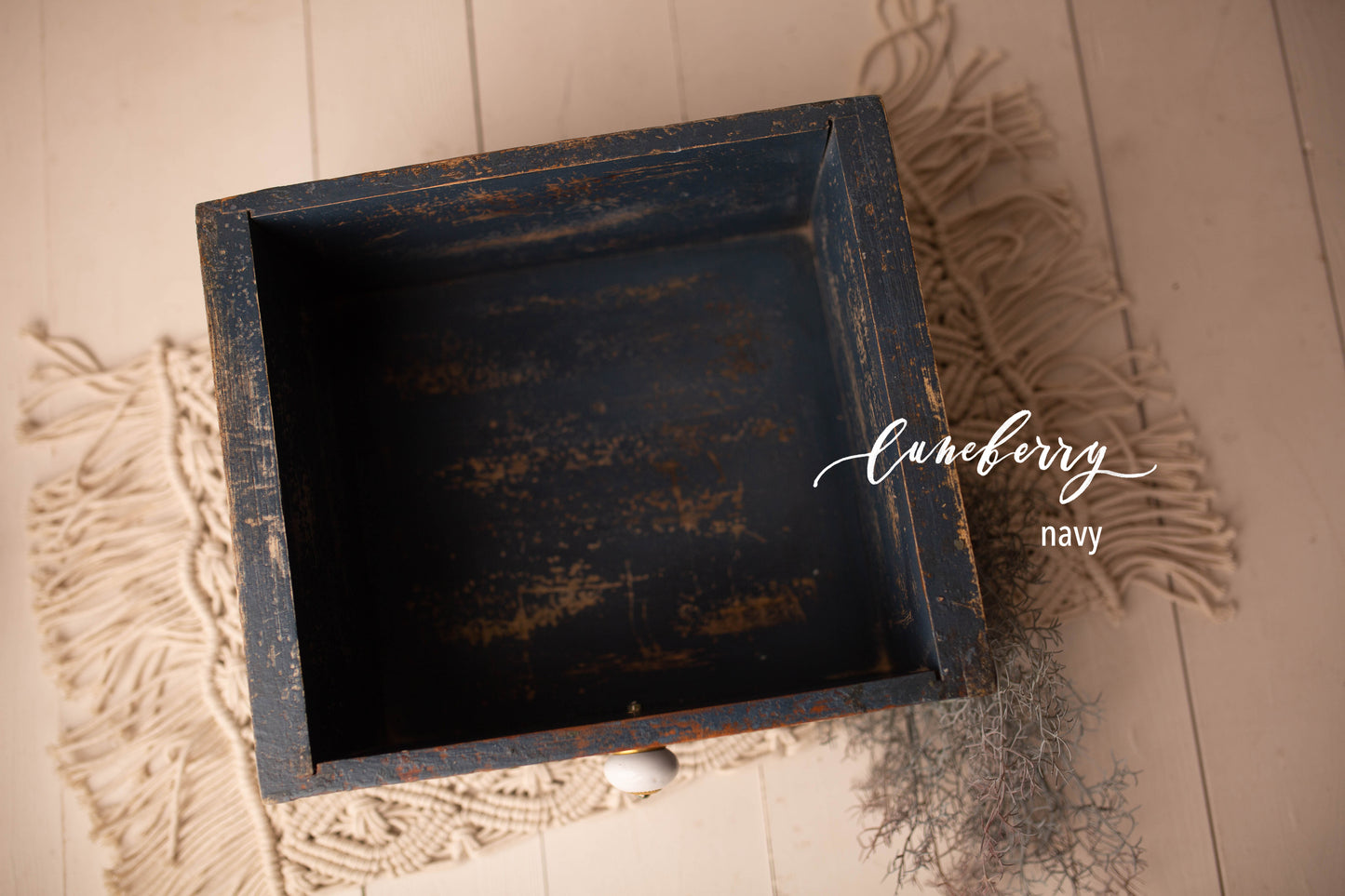 Carved drawer & crate - multiple finishes