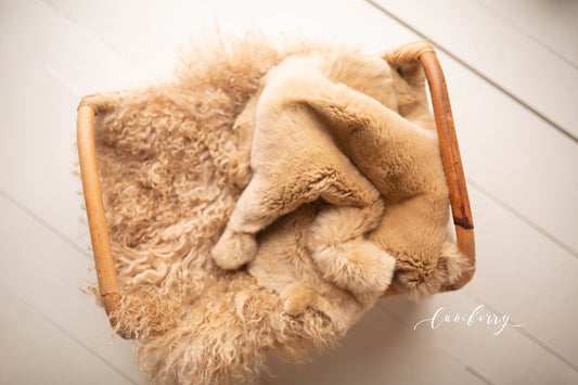 Cappuccino Sheepskin & Rabbit Fur