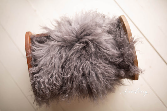 Grey Sheepskin & Rabbit Fur