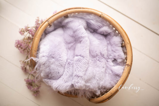 Lavender Sheepskin & Rabbit Fur
