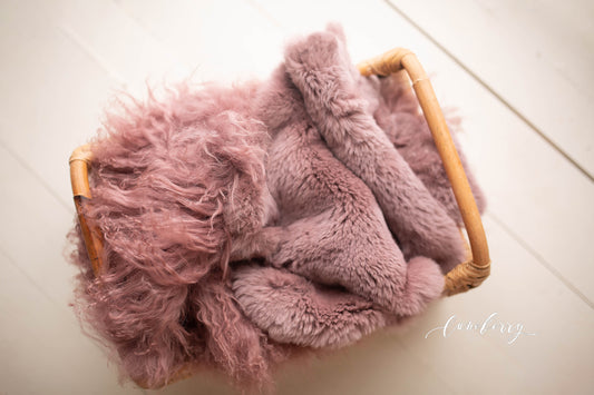 MULBERRY Sheepskin & Rabbit Fur