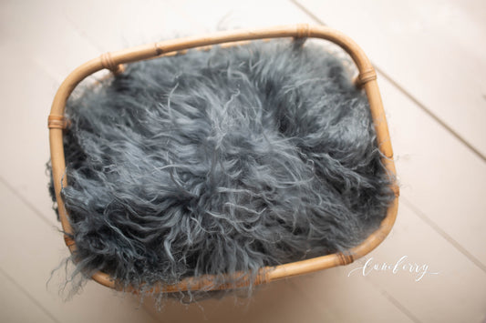 Ocean Calm Sheepskin & Rabbit Fur