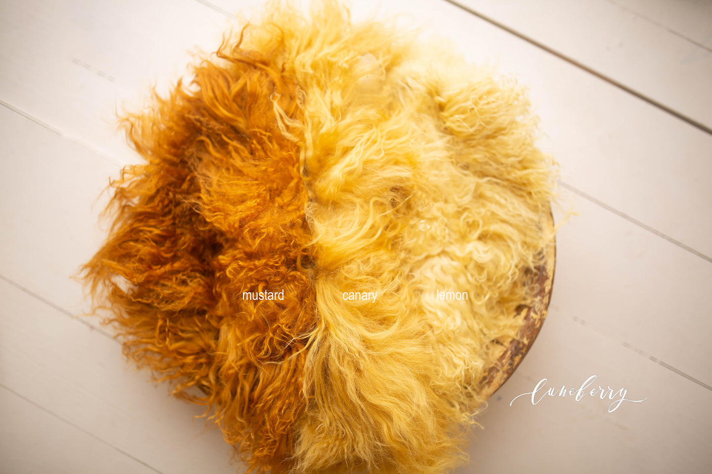 Canary Sheepskin & Rabbit Fur