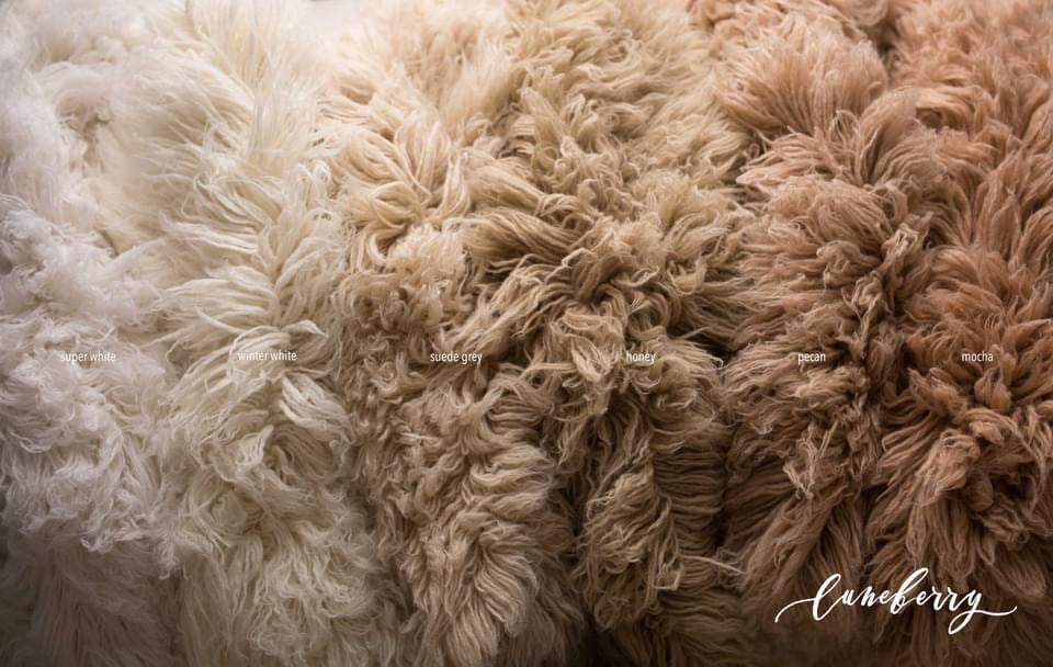 SUPER WHITE Premium Wool Flokati