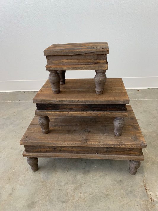 Vintage Rectangular Risers