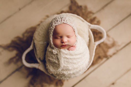The Little Bitty Basket - Cream