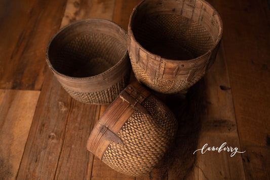 Nala Weaved Vintage Baskets