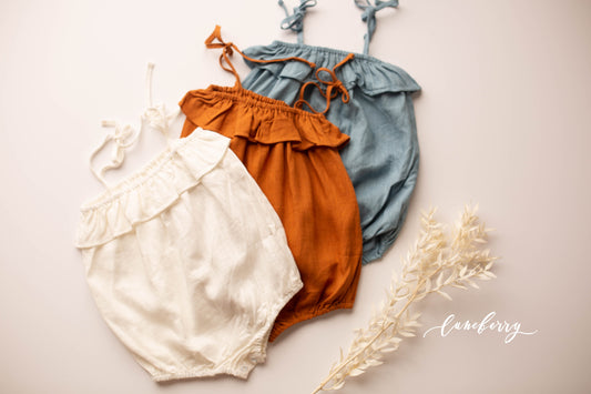 Nora | Linen Romper