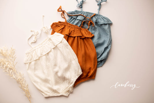 Nora | Linen Romper