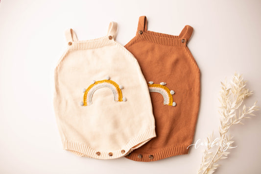 Over the Rainbow | Knit romper