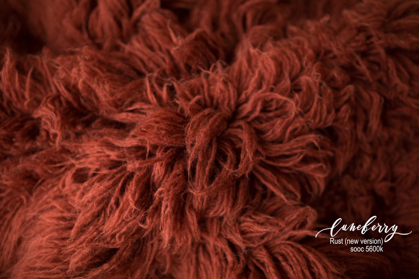 RUST (NEW BLEND) Premium Wool Flokati